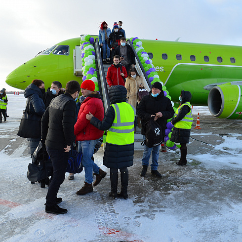 Авиакомпания S7 Airlines возобновила регулярные рейсы Москва – Брянск  – Москва
