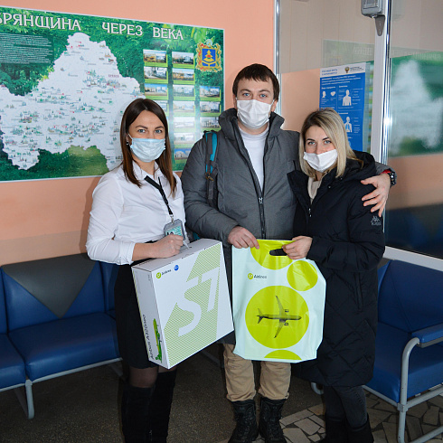 Авиакомпания S7 Airlines возобновила регулярные рейсы Москва – Брянск  – Москва